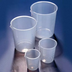 Tapered Sides Beakers with Molded Graduations